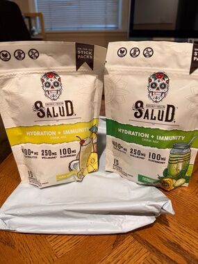SALUD Hydration + Immunity Drink Mixes -   Pina Colada and Pepino Limon
